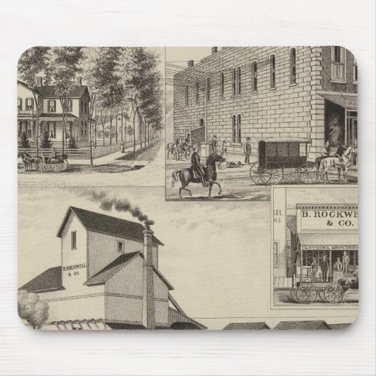 カンザス州ロックウェル郡 マウスパッド (正面)