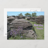 カンザス州ロックシティ ポストカード (正面/裏面)