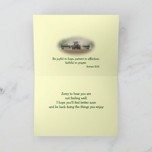 カンザス州小麦2862 3-2 -カスタマイズ任意の大事な行事 カード (内部)