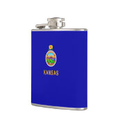 カンザス州旗デザイン フラスク (左)