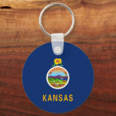 カンザス州旗 キーホルダー (正面)