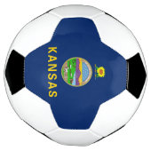 カンザス州旗 サッカーボール (回転)