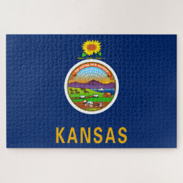 カンザス州旗 ジグソーパズル
