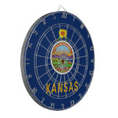 カンザス州旗 ダーツボード (正面左)