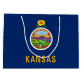 カンザス州旗 ラージペーパーバッグ (裏面)