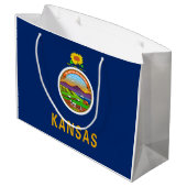 カンザス州旗 ラージペーパーバッグ (裏面アングル)