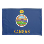 カンザス州旗 枕カバー (正面)