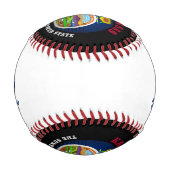 カンザス州旗 野球ボール (裏面)