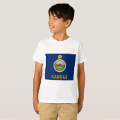 カンザス州旗 Tシャツ (正面フル)