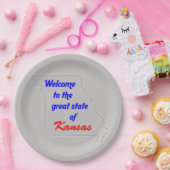カンザス州素晴らし州へようこそ（ミズーリ） ペーパープレート (パーティー)