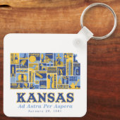 カンザス州：アスペルガー当たりアストラ – Keychain キーホルダー (裏面)
