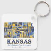 カンザス州：アスペルガー当たりアストラ – Keychain キーホルダー (裏面)