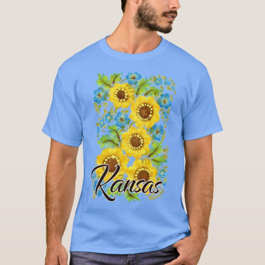カンザス州 オーバーサイズ Tシャツ (正面)