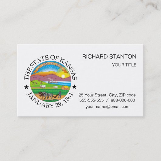 カンザス徴候 名刺 (正面)