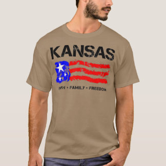 カンザス愛国心の Tシャツ
