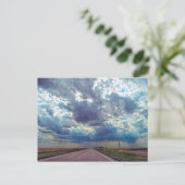 カンザス来州西部の嵐 ポストカード (スタンド正面)