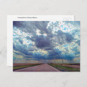 カンザス来州西部の嵐 ポストカード (正面/裏面)