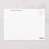 カンザス来州西部の嵐 ポストカード (裏面)