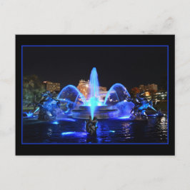 カンザス王室のシティーのBlue J.C.ニコルズ・ファウンテン ポストカード
