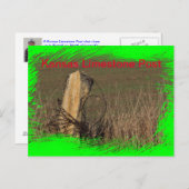 カンザス石灰岩ポストのポストカードでのクローズアップ！ ポストカード (正面/裏面)