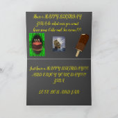 カンザス稲妻ストーム誕生日グリーティングカード カード (内部)