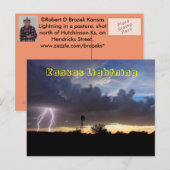 カンザス稲妻ポストカード ポストカード (正面/裏面)