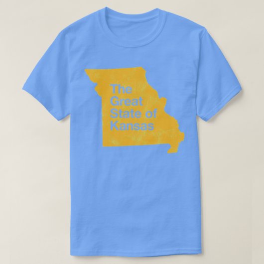 カンザス素晴らし州 Tシャツ (デザイン正面)
