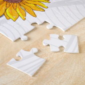 カンザス統一された州レトロ州マップヴィンテージUSA ジグソーパズル (側面)