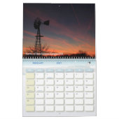 カンザス風車サンセットカレンダー カレンダー (2月 2027)