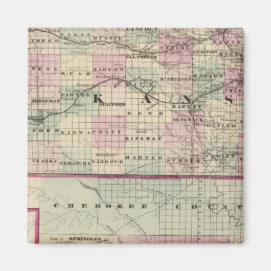 カンザス5 マグネット (正面)