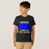 カンザス - ここほどいい所は無い Tシャツ (正面フル)