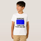 カンザス - ここほど良い所はない Tシャツ (正面フル)