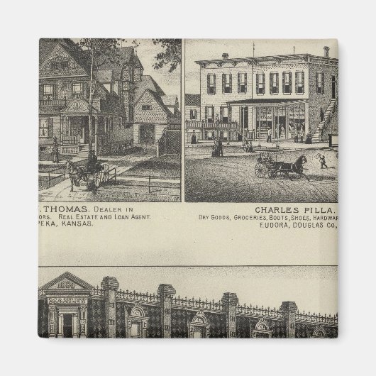 カンザス・アチソン マグネット (正面)