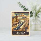 カンザス・アチソン |ヴィンテージ ポストカード (スタンド正面)