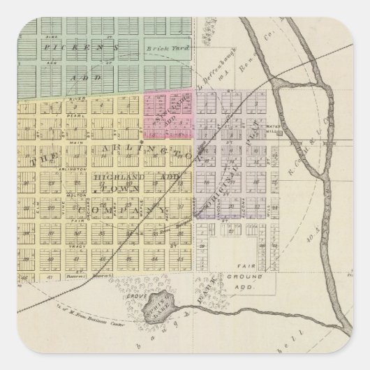 カンザス・アーリントン スクエアシール (正面)
