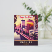 カンザス・ウィチタ旅行はがき、 セーブザデート (スタンド正面)