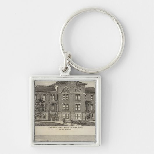 カンザス·ウェスリーアン大学 キーホルダー (正面)