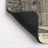 カンザス·ウェスリーアン大学 マウスパッド (コーナー)