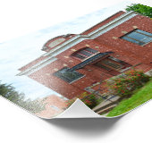 カンザス・カウンシル・グローブ、カーネギー図書館 フォトプリント            (角)