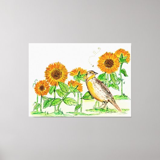 カンザス キャンバスプリント (正面)