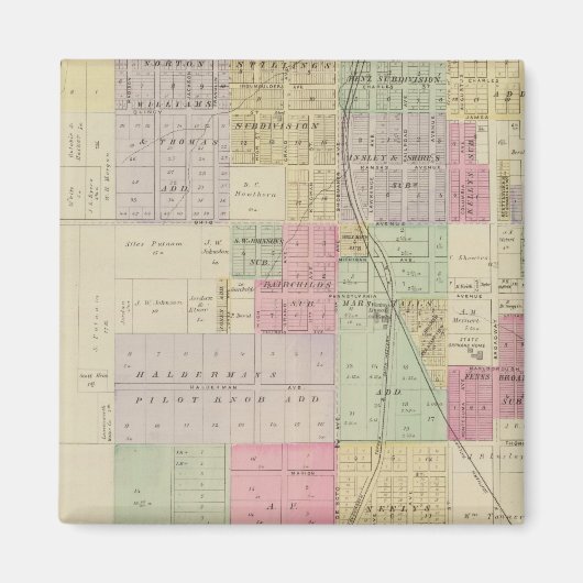 カンザス・サウス・リーヴンワース マグネット (正面)