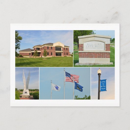カンザス、シティホール、ベルアイア ポストカード (正面)
