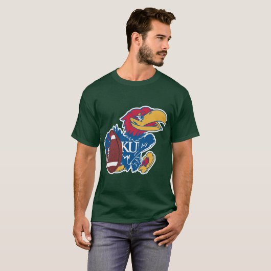 カンザス・ジェイホークス Tシャツ (正面フル)
