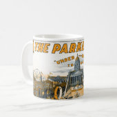 カンザス・セミセンテニアル。州ハウス敷地。 コーヒーマグカップ (正面左)