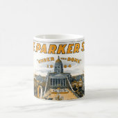 カンザス・セミセンテニアル。州ハウス敷地。 コーヒーマグカップ (中央)