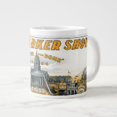 カンザス・セミセンテニアル。州ハウス敷地。 ジャンボコーヒーマグカップ (正面右)