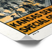 カンザス・セミセンテニアル。州ハウス敷地。 ポスター (角)