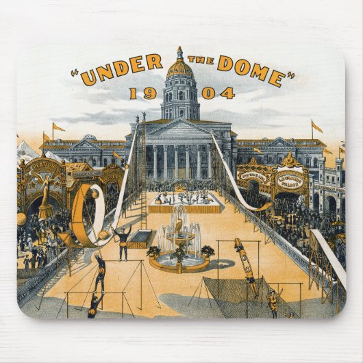 カンザス・セミセンテニアル。州ハウス敷地。 マウスパッド (正面)