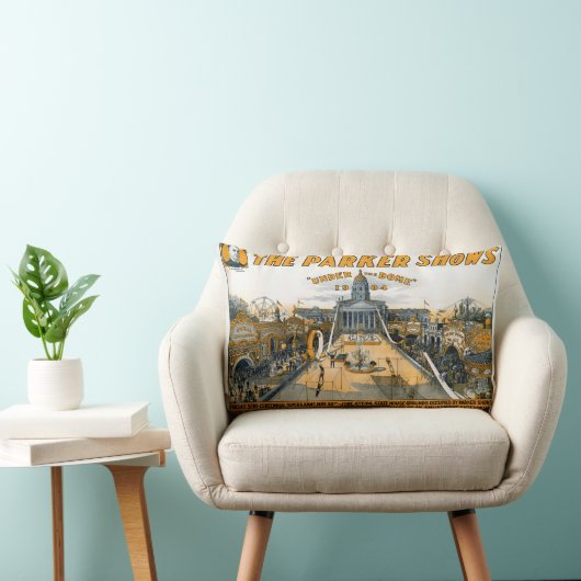 カンザス・セミセンテニアル。州ハウス敷地。 ランバークッション (椅子)