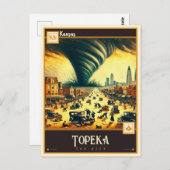 カンザス,トペカ |ヴィンテージ ポストカード (正面/裏面)